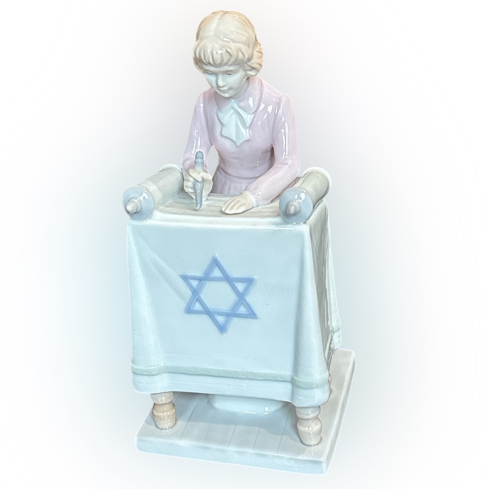 Vtg Moshe Yakov Israel Giftware Design Limited Edition Porcelain Figurine Teen